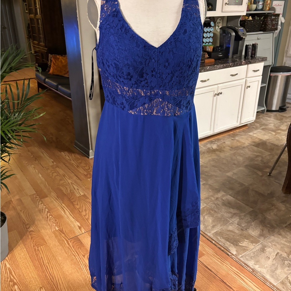 City Chic Royal Blue Lace Dress